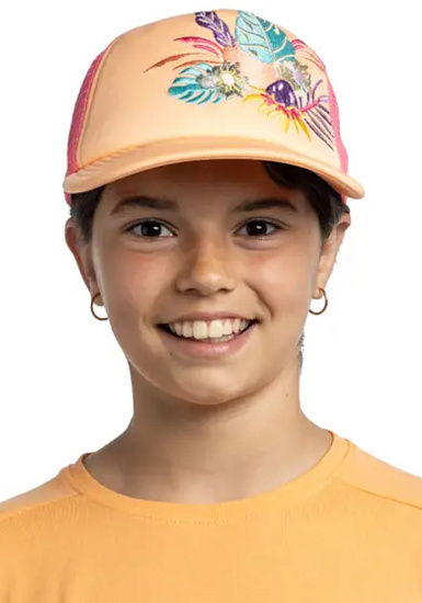 Кепка детская Buff Trucker Neottia Coral - Фото 4 большая