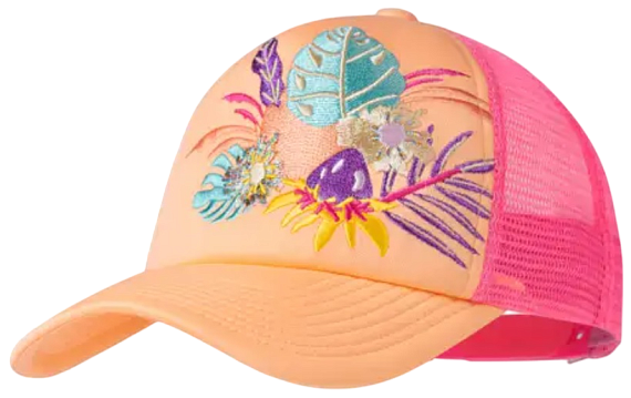 Кепка детская Buff Trucker Neottia Coral - Фото 1 большая