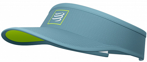 Козырек Compressport Visor Бледно-голубой/Лайм - Фото 1 большая