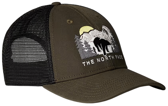 Кепка The North Face Embroidered Mudder Trucker New Taupe Green - Фото 1 большая