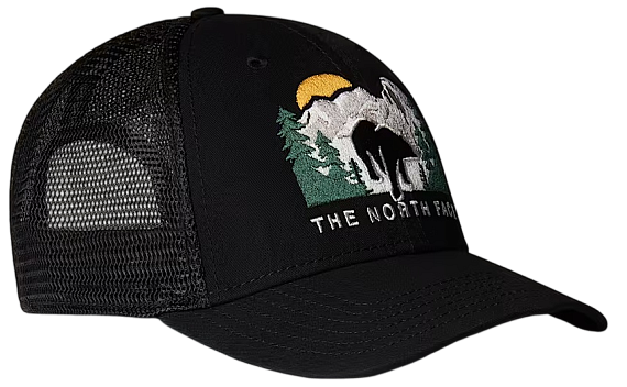 Кепка The North Face Embroidered Mudder Trucker Tnf Black/Tnf Black - Фото 1 большая