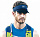 Козырек Buff Pack Run Visor R-Equilateral e Blue - Фото 2 малая