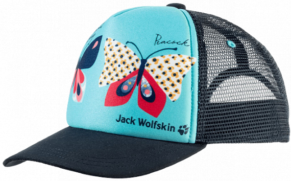 Кепка детская Jack Wolfskin Animal Mesh Blue Capri - Фото 1 большая