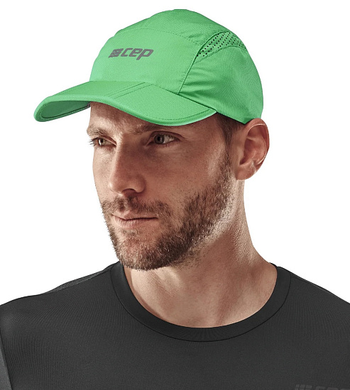 Кепка CEP Running CB913U Green - Фото 4 большая