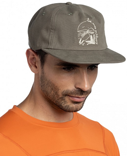 Кепка Buff Trucker Lander Khaki - Фото 3 большая