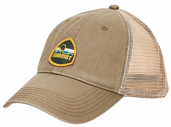 Кепка Marmot Alpine Soft Mesh Trucker Desert Khaki - Фото 1 большая