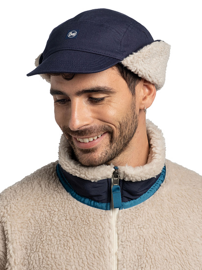 Кепка Buff Fall Line Cap Simu Navy - Фото 4 большая