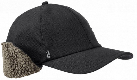 Кепка Jack Wolfskin Fierce Wind Black - Фото 2 большая