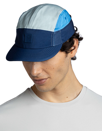 Кепка Buff 5 Panel Go Cap Domus Dark Denim - Фото 4 большая