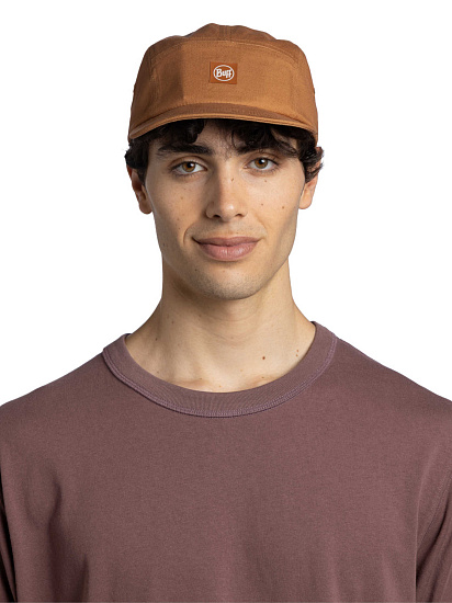 Кепка Buff 5 Panel Venture Cap Solid Camel - Фото 3 большая