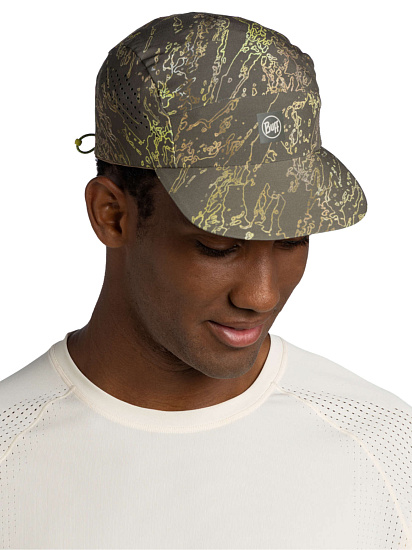 Кепка Buff CoolNet UV Pack Speed Cap Anter Khaki - Фото 4 большая