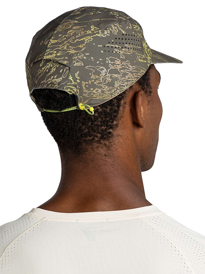 Кепка Buff CoolNet UV Pack Speed Cap Anter Khaki - Фото 5 большая