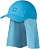 Кепка Buff Desert Cap Solid Azure - Фото 1 малая
