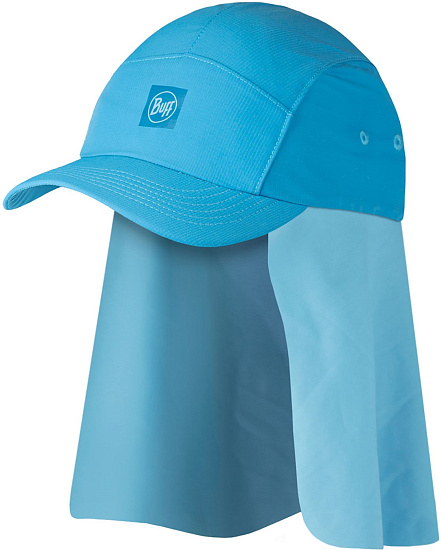 Кепка Buff Desert Cap Solid Azure - Фото 1 большая