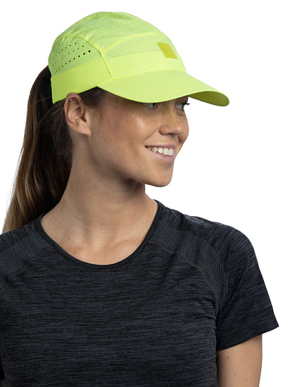 Кепка Buff Speed Cap Solid Lime - Фото 3 большая