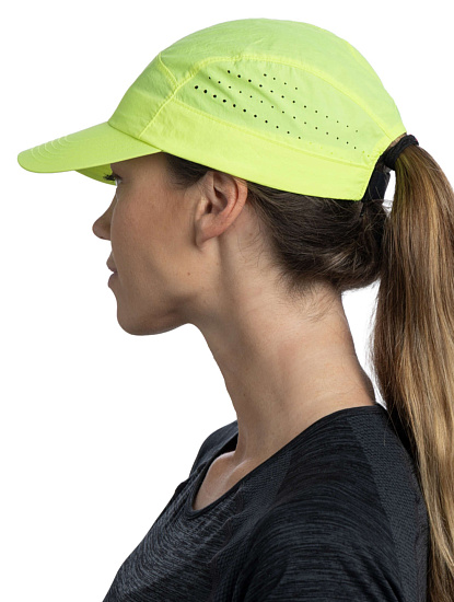 Кепка Buff Speed Cap Solid Lime - Фото 4 большая