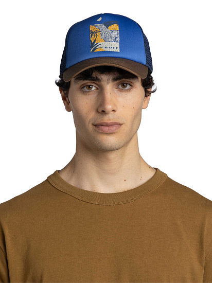 Кепка Buff Trucker Cap Arand Blue - Фото 3 большая