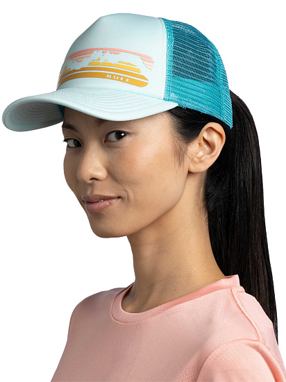 Кепка Buff Trucker Cap Chara Mint - Фото 3 большая