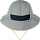Панама Buff Go Bucket Hat Solid Flint - Фото 2 малая