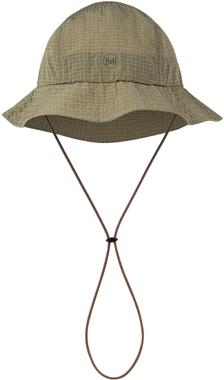 Панама Buff Go Bucket Hat Solid Tundra Khaki - Фото 1 большая
