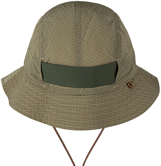 Панама Buff Go Bucket Hat Solid Tundra Khaki - Фото 2 большая