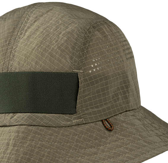 Панама Buff Go Bucket Hat Solid Tundra Khaki - Фото 3 большая