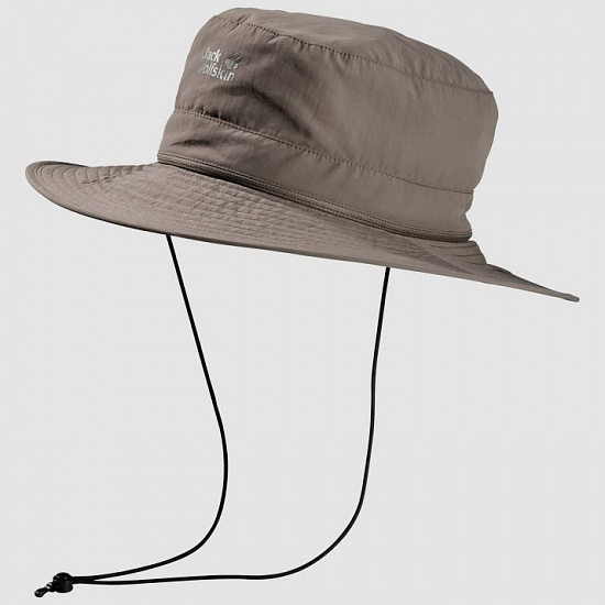 Панама унисекс Jack Wolfskin Supplex Mosquito Siltstone - Фото 2 большая