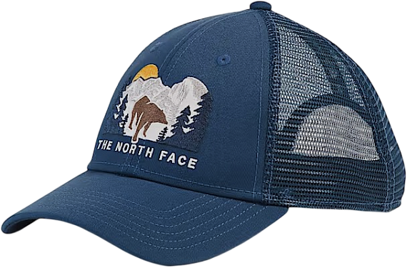 Кепка The North Face Embroidered Mudder Trucker Shady Blue/Bear Graphic - Фото 1 большая
