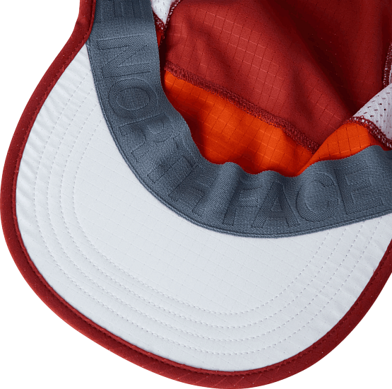 Кепка The North Face Summer LT Run Iron Clay/Pearl Stone/Lava Red - Фото 3 большая