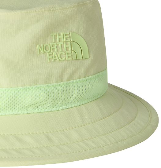 Панама детская The North Face Class V Reversible Lemon Mist Logo Weather Topo Phantom Print - Фото 3 большая