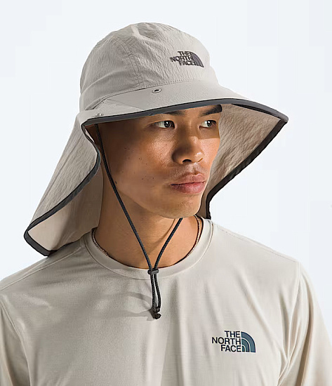 Панама The North Face Class V Convertible Sunshield Stone Slab - Фото 6 большая