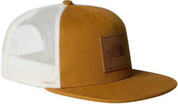 Кепка The North Face Half Dome Trucker Timber Tan/Leather Patch - Фото 1 большая