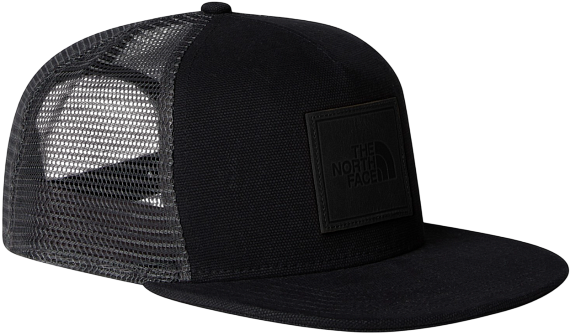 Кепка The North Face Half Dome Trucker Tnf Black/Leather Patch - Фото 1 большая