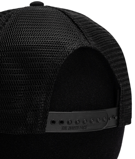 Кепка The North Face Half Dome Trucker Tnf Black/Leather Patch - Фото 3 большая
