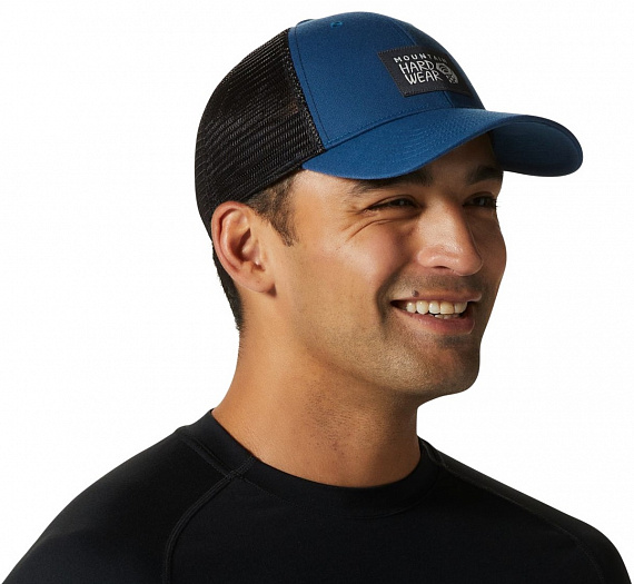 Кепка Mountain Hardwear Logo Trucker Blue Horizon - Фото 4 большая