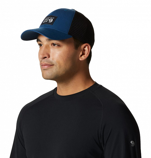 Кепка Mountain Hardwear Logo Trucker Blue Horizon - Фото 6 большая