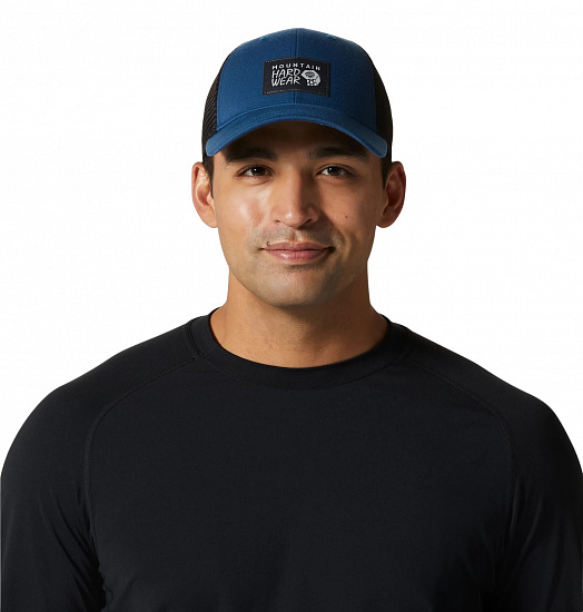 Кепка Mountain Hardwear Logo Trucker Blue Horizon - Фото 8 большая