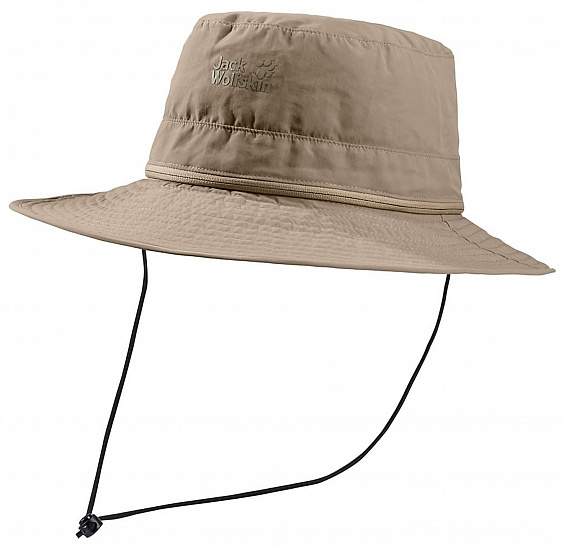 Панама Jack Wolfskin Lakeside Mosquito Sand Dune - Фото 1 большая