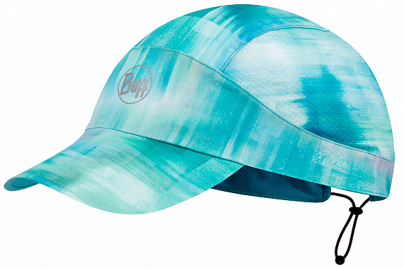 Кепка Buff Pack run Marbled Turquoise - Фото 1 большая
