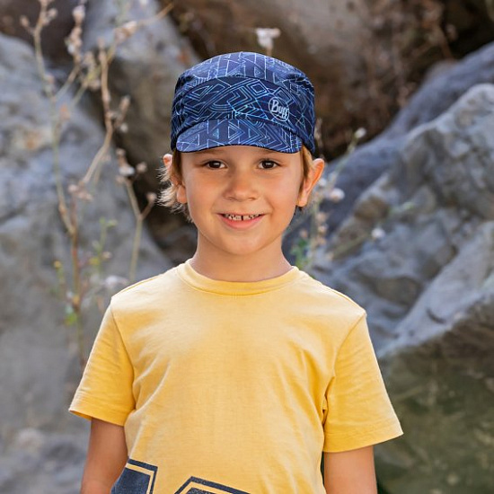 Кепка Buff Pack Kids Cap Kasai Night Blue - Фото 2 большая