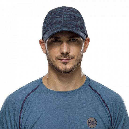 Кепка Buff Trek Cap Kibwe Blue - Фото 4 большая