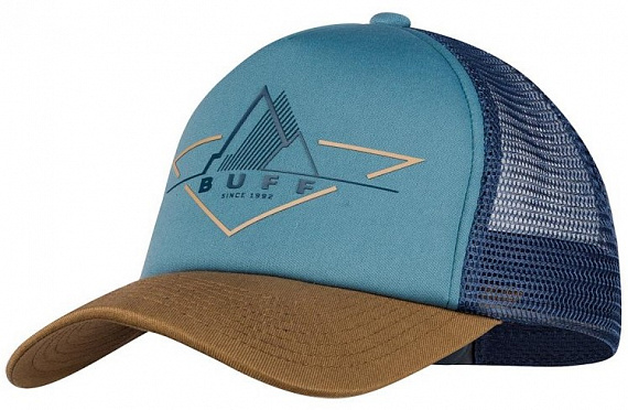 Кепка Buff Trucker Cap Brak Stone Blue - Фото 1 большая