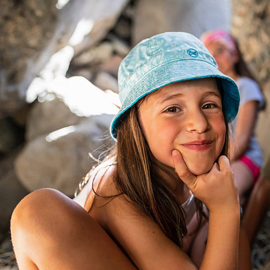 Панама Buff Bucket Hat Kids Bawe Aqua - Фото 3 большая