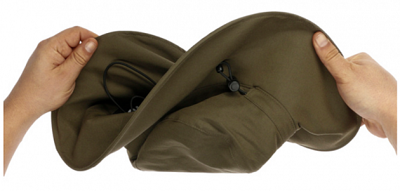 Панама The North Face Twist And Pouch New Taupe Green - Фото 7 большая