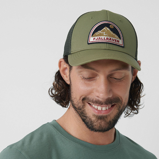 Кепка Fjallraven Badge Langtradarkeps Green - Фото 4 большая