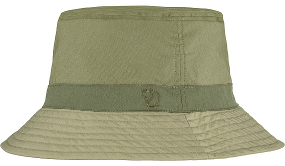 Панама Fjallraven Reversible Bucket Sand Stone/Light Olive - Фото 2 большая