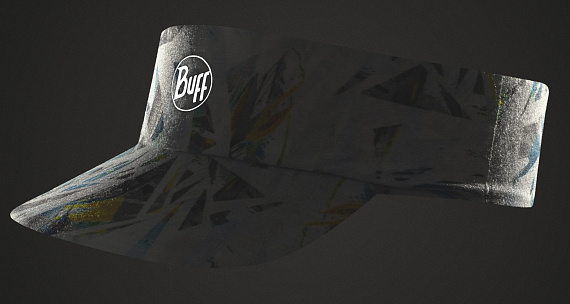 Козырек Buff Pack Run Visor Ipe White - Фото 4 большая