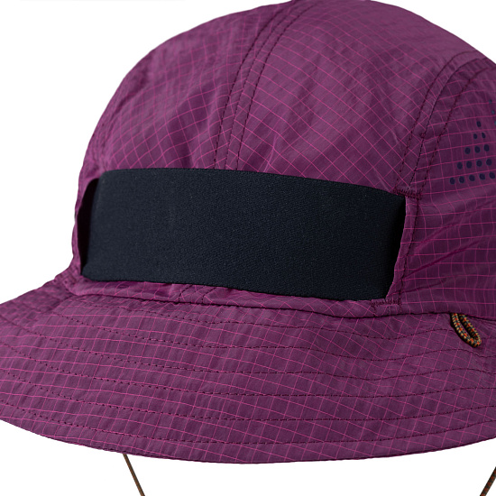 Панама Buff Go Bucket Hat Solid Purplish - Фото 3 большая