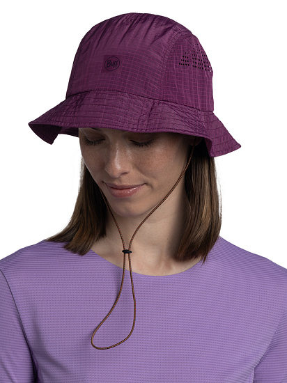 Панама Buff Go Bucket Hat Solid Purplish - Фото 6 большая