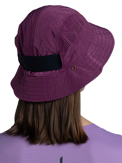 Панама Buff Go Bucket Hat Solid Purplish - Фото 7 большая